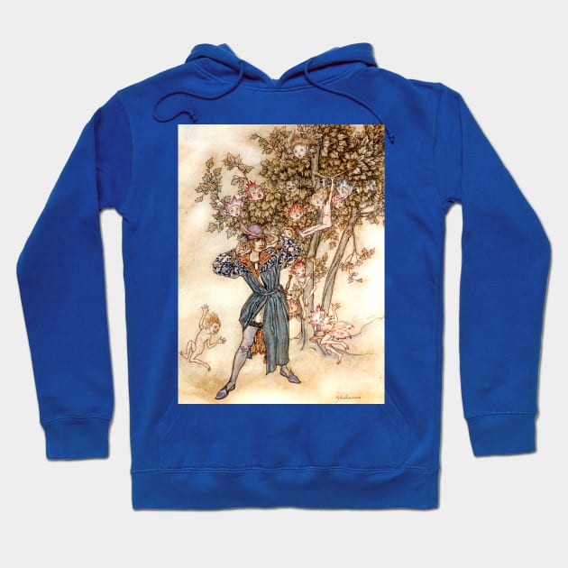 Ferdinand Invisible Music, The Tempest, Arthur Rackham Hoodie by forgottenbeauty